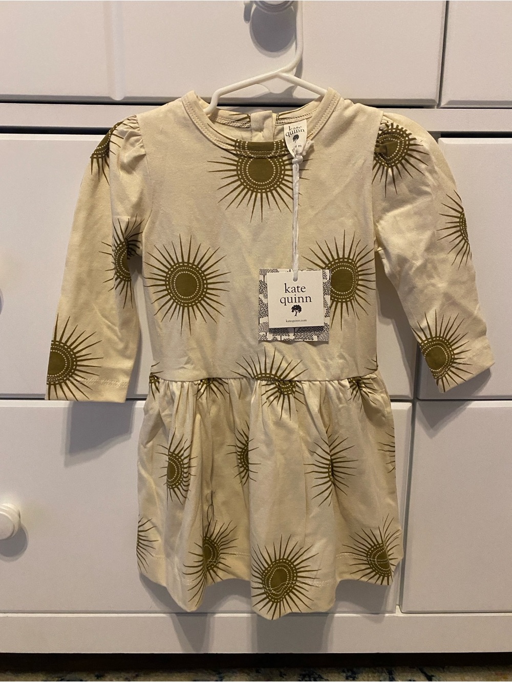 Kate Quinn Puff Sleeve Dress / Size 18-24m / NWT